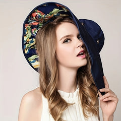 Oversized Brim Sun Hat UV Protection Bucket Hat Beach Hats