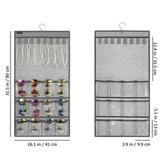 Dual Sided Sunglasses Organizer Jewelry Display Storage