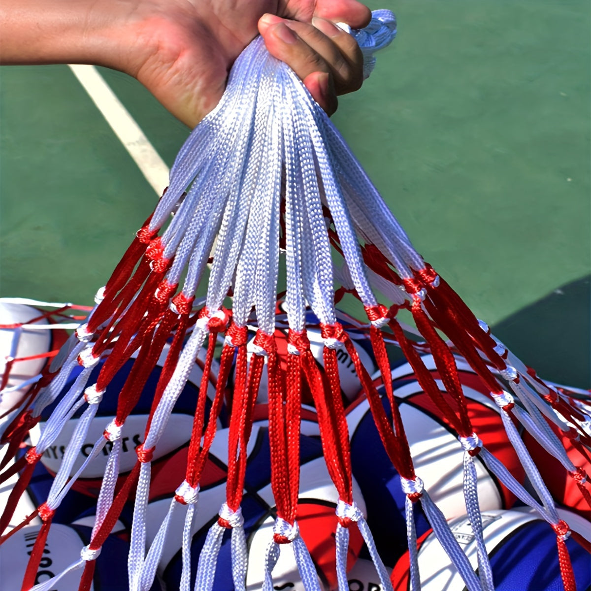 Portable Thickened Basketball Storage Net Large Capacity