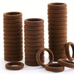 100 Large Hair Ties for Thick Hair Elastic Hair Bands No Seamless