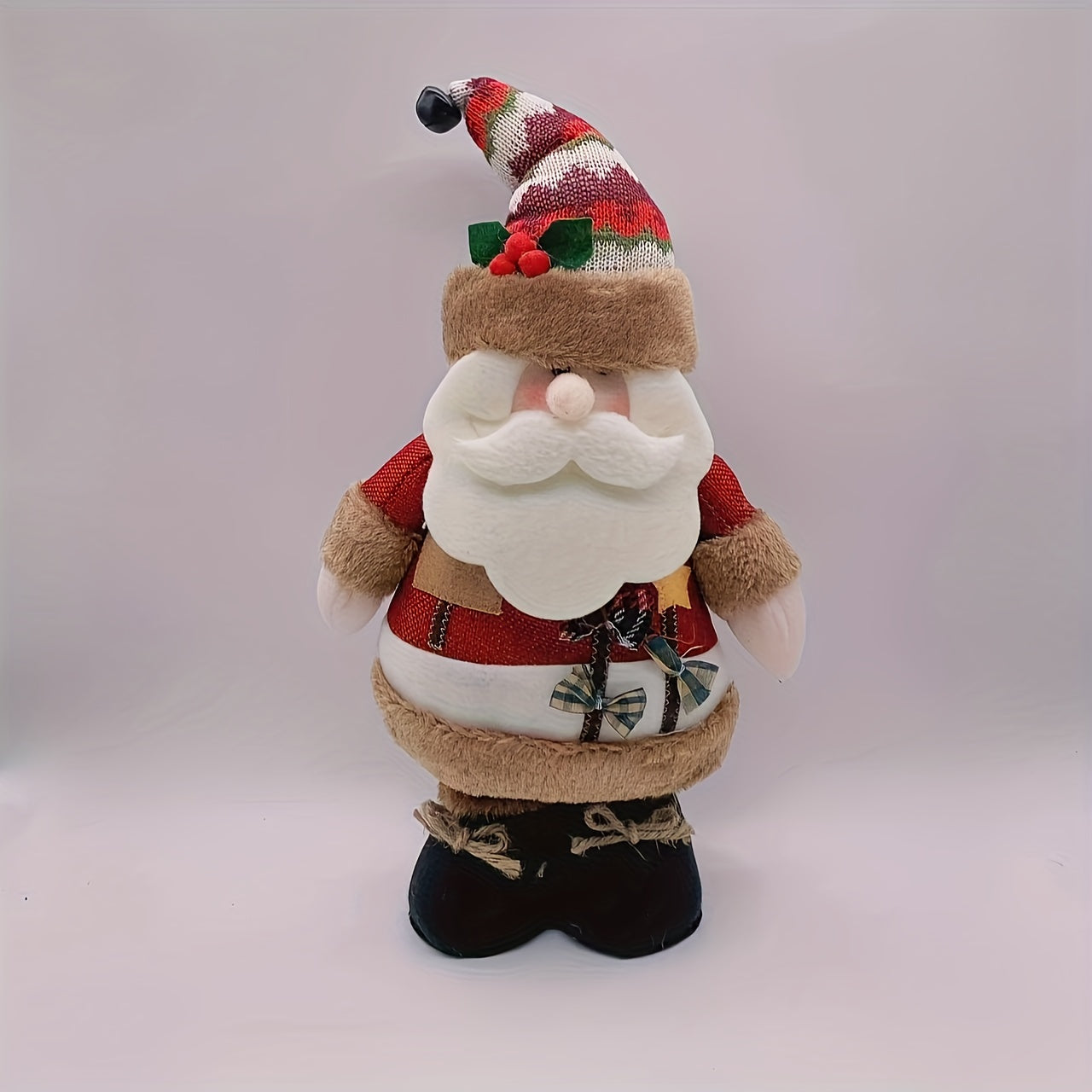 Christmas Ornament Snowman Reindeer Santa Claus Plush Doll Home Decor