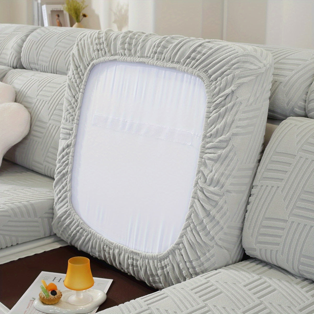 Polar Fleece Sofa Slipcover Non Slip Furniture Protector