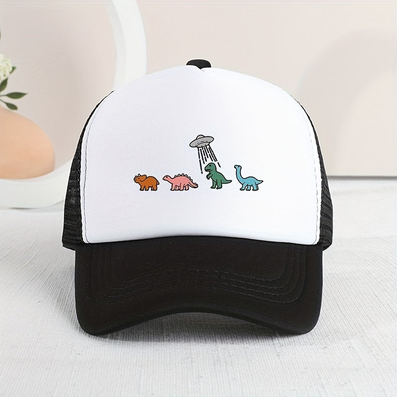 Teen Dinosaur Baseball Cap Sun Protection Adjustable Strap