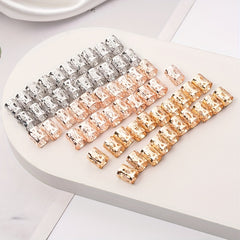 60pcs Metal Adjustable Hair Rings Dreadlocks Spiral Hairpins For Women Girls