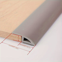 10-15mm PVC Self-Adhesive Floor Mat Flat Button Strip for Flooring Threshold Sea