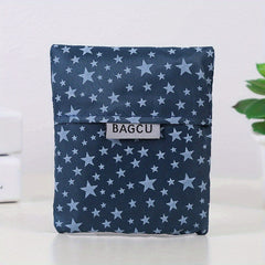 Star Printed Reusable Grocery Bag Foldable Shopping Bag Waterproof Tote Bag