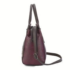 Women's Vintage Embossed Shoulder Bag Stylish Handheld Purse