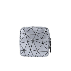 Geometric Zipper Storage Bag Lightweight Travel Organizer