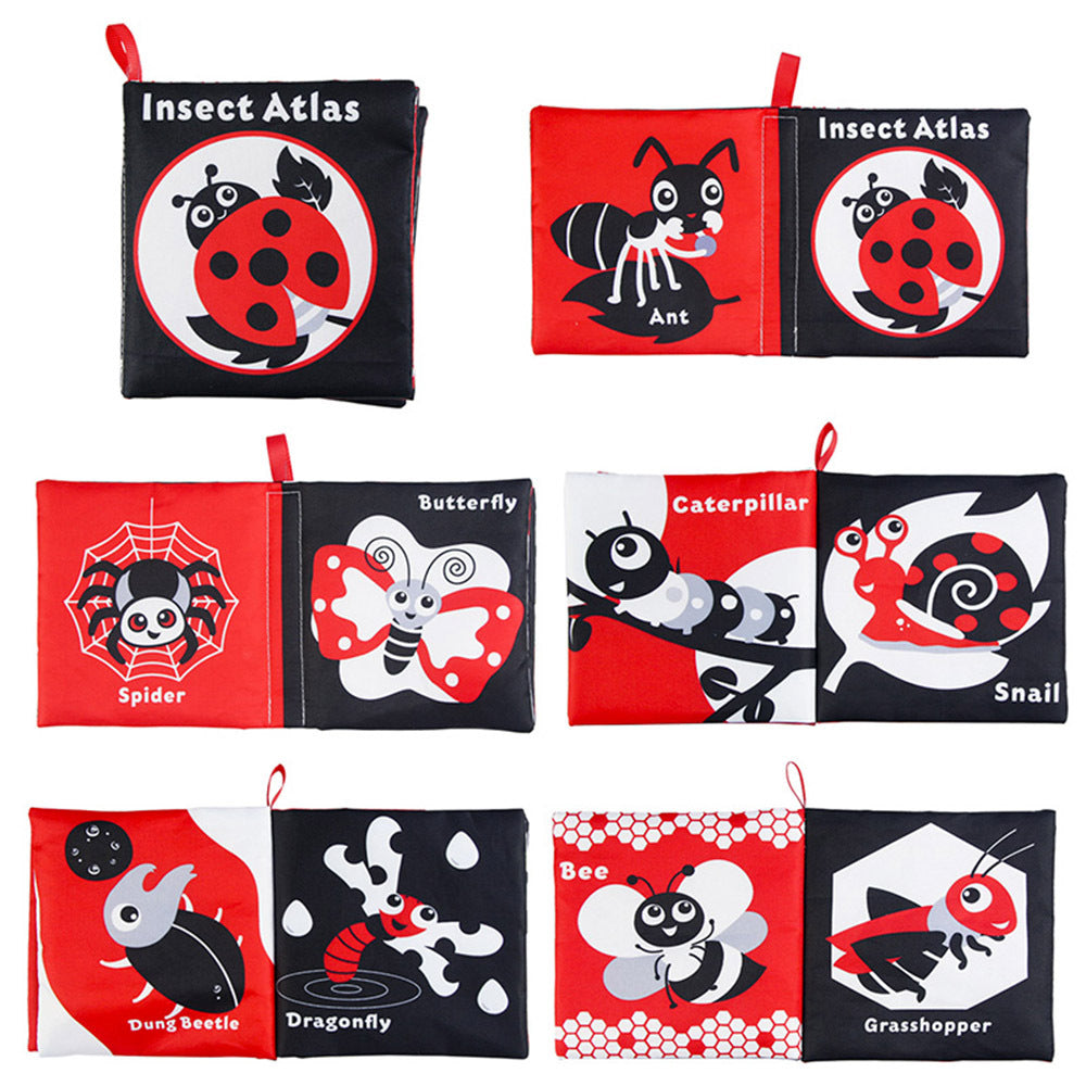 High Contrast & Crinkle Books for Baby's Visual & Brain Development