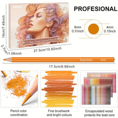 Skin Tone Colored Pencil Drawing Set 72 Colors