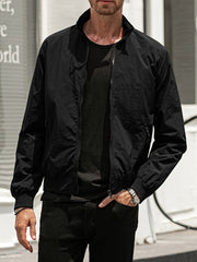 Men's Lightweight Windbreaker Sports Jacket for Spring Fall