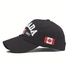 Canada Maple Leaf Baseball Cap Vintage Dad Hat Hip Hop Adjustable Sun Hat