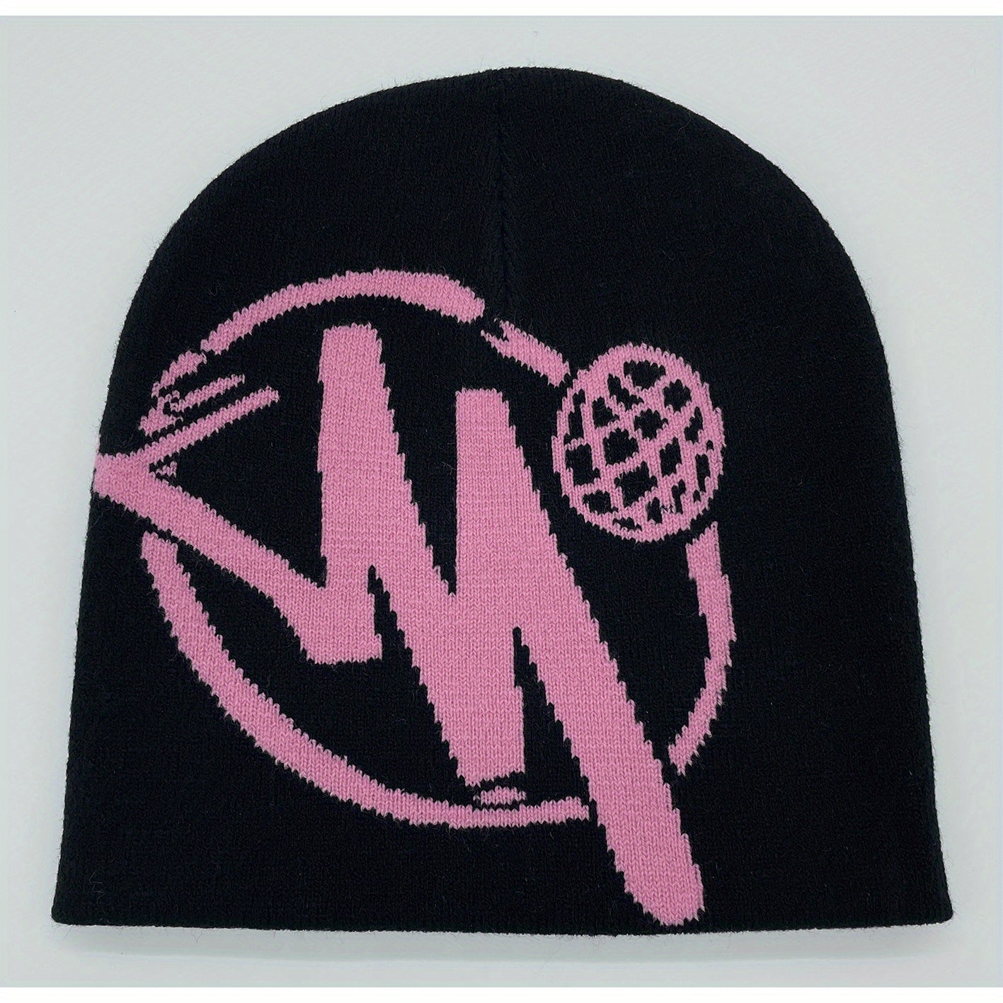 Hip hop Knit Beanie Hat Hat With Printing For Men And Women