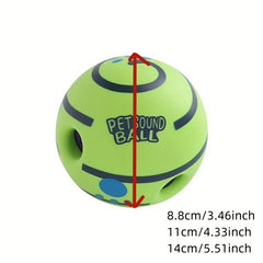 Interactive Squeaky Dog Toy Ball for Indoor Fun