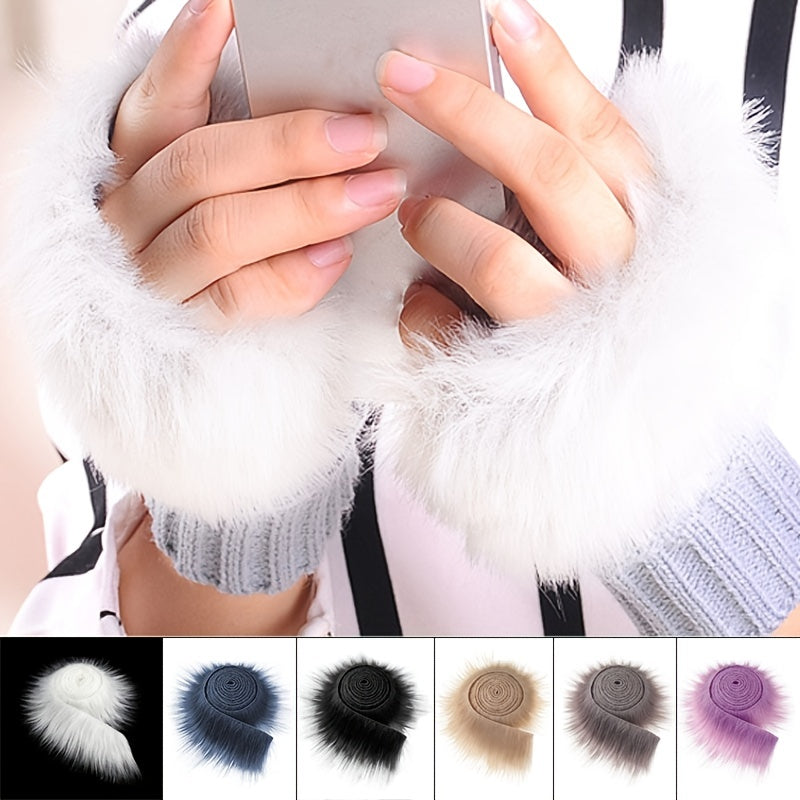 Faux Fur Trim Ribbon for DIY Craft Costume Decoration Fabric