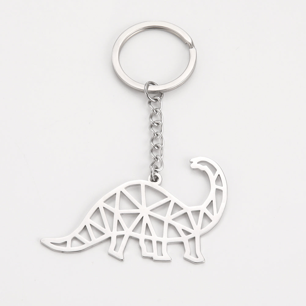 COOLTIME Stainless Steel Brachiosaurus Keychain