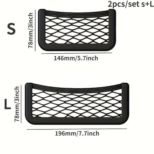2pcs Car Organizer Storage Bag Set Keep Your Car Neat & Organized