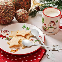 4pcs Christmas Cartoon Gingerbread Spoons