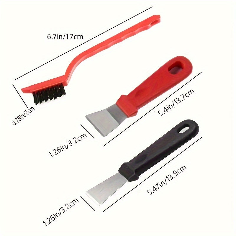 Kitchen Cleaning Kit Stove Brush Pot Brush Deep Cleaning Tool