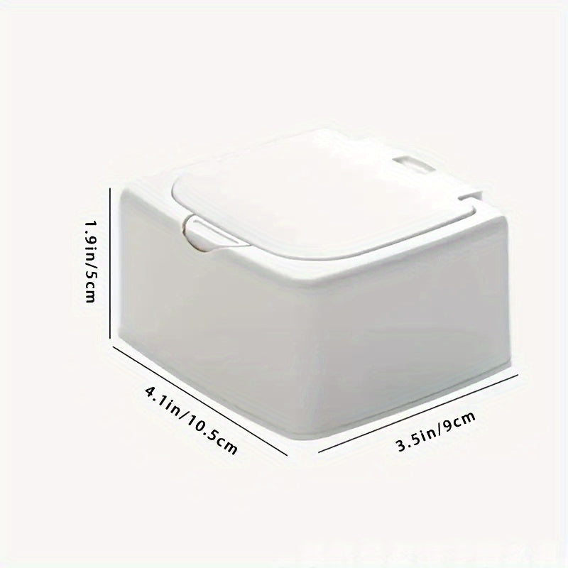 Plastic Desktop Storage Box Cosmetic Storage Box With Lid