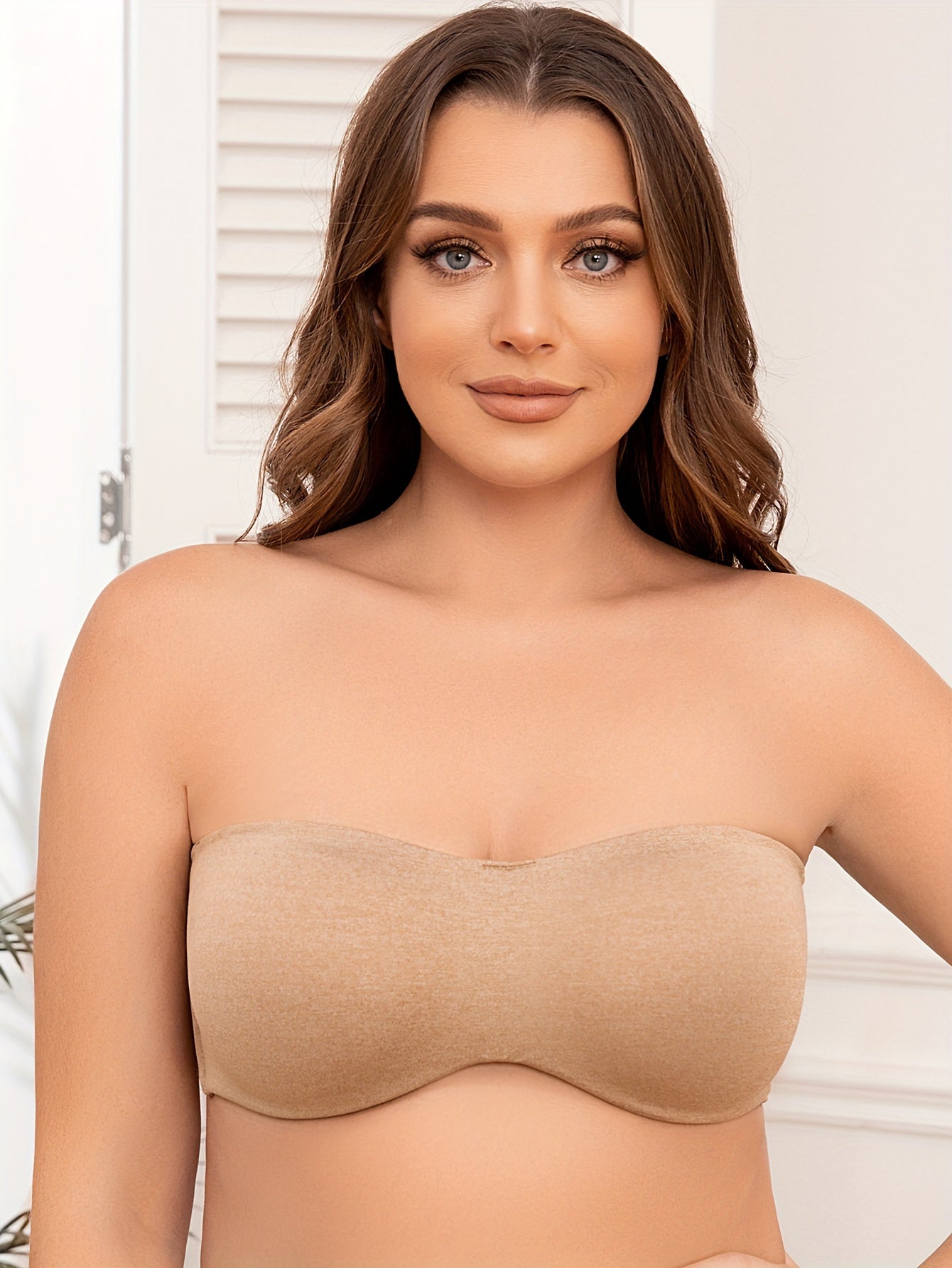  Strapless Underwire Minimizer Bandeau Bra