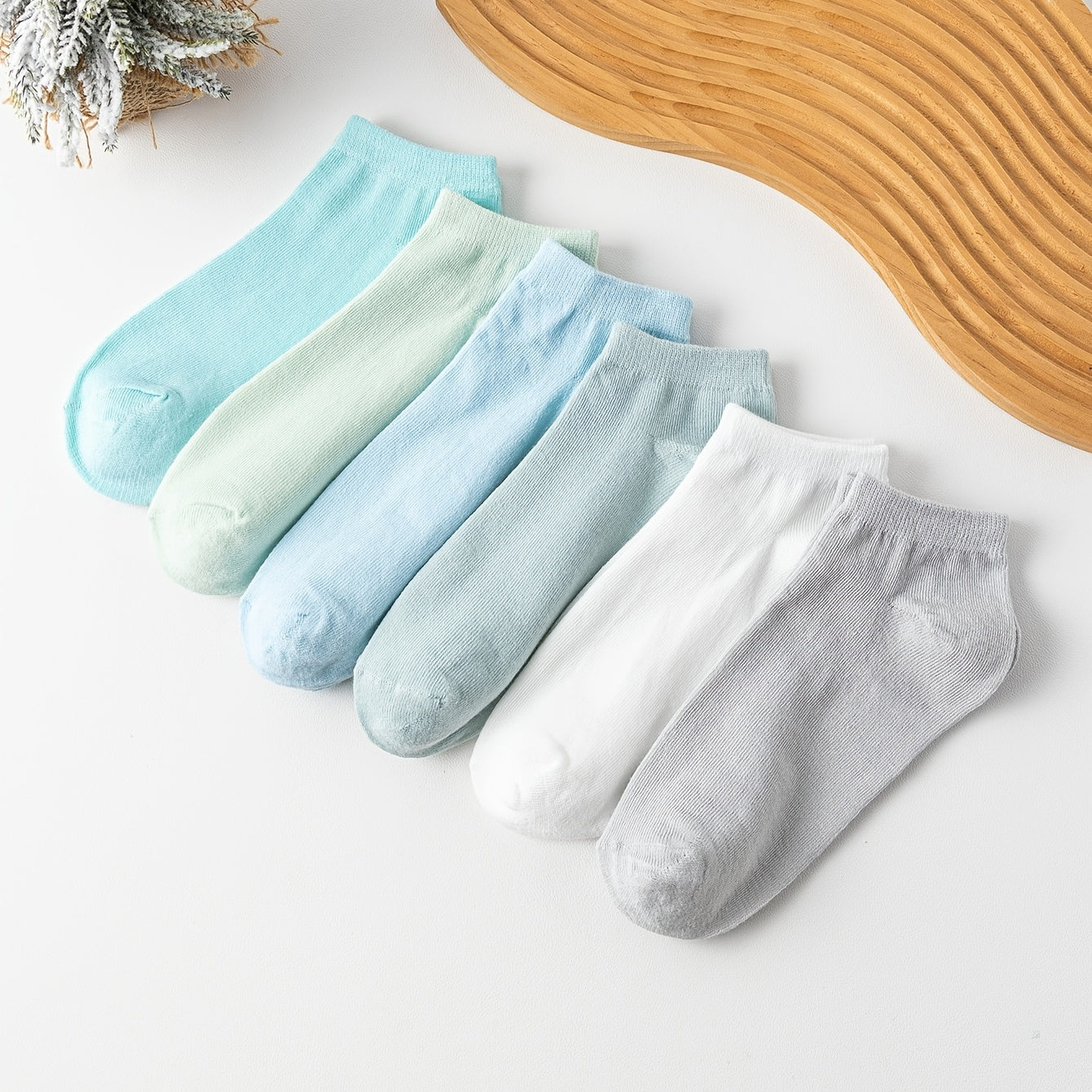 6 Pairs Lightweight Low Cut Ankle Socks Women's Stockings