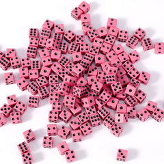 100pcs 8mm 4 Plastic Dice for Parties Chess Games