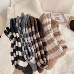 Colorblock Stripe Print Socks Women's Stockings & Hosiery