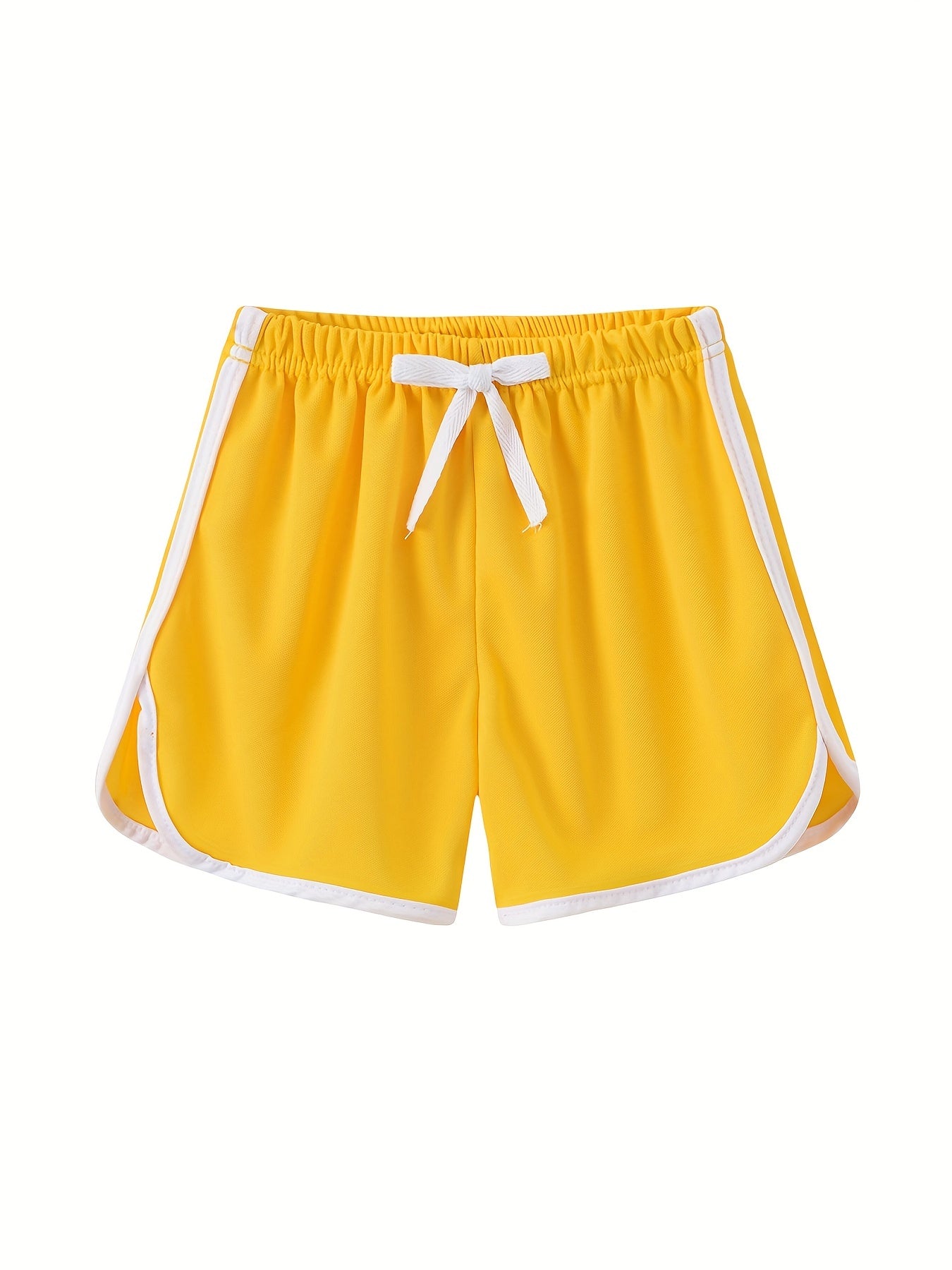 Girls Solid Drawstring Pants Casual Sport Shorts For Summer Beach Kids Children