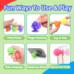 8pc Sensory Fidget Toys for Adults Anxiety Relief Mixed Colors