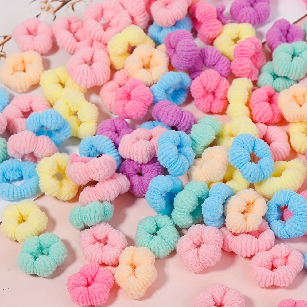840pcs Baby Girls Colorful Hair Tie & Hairpins Headwear