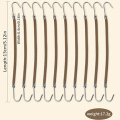 Elastic Hook Hair Tie Ponytail Holder Hair Clip Rubber Bungee Hair Band