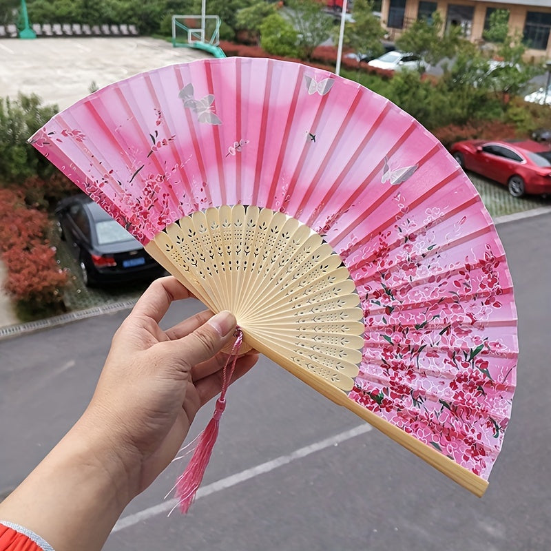 Chinese Classical Folding Flower Fan Dance for Party