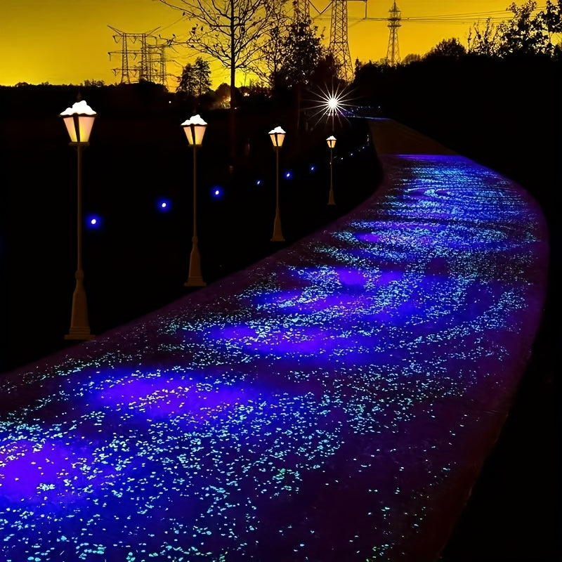 3000pcs Luminous Stone Glow In The Dark Aquarium Decor Sand Gravel Rock