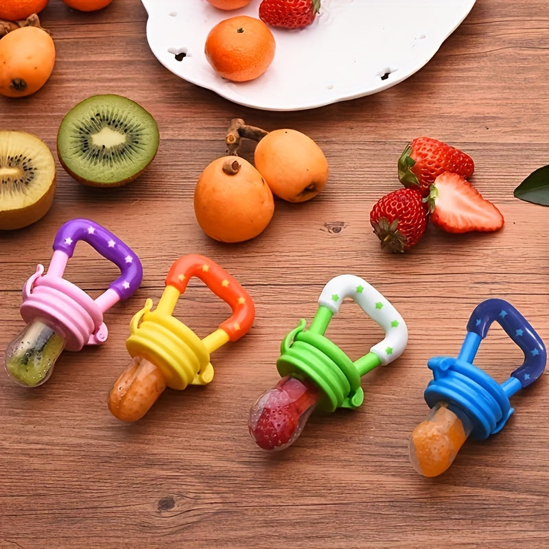 5-Piece Baby Food Feeder Set for Fresh Fruits, Vegetables, Teething Relief
