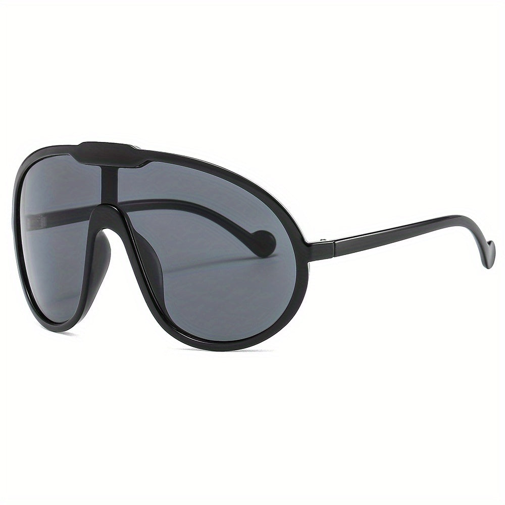 Y2K Clear Frame Oversized Sunglasses UV400