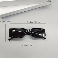 Leopard Square Sunglasses UV Protection Women Eyewear