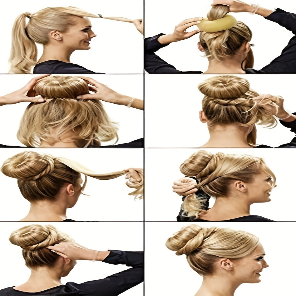 3pcs Bun Maker Hair Ornaments Easy Bun Hair Tool