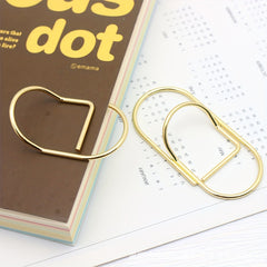 5pcs Metal Pen Clip Notebook Accessory Paper Clip Pen Holder