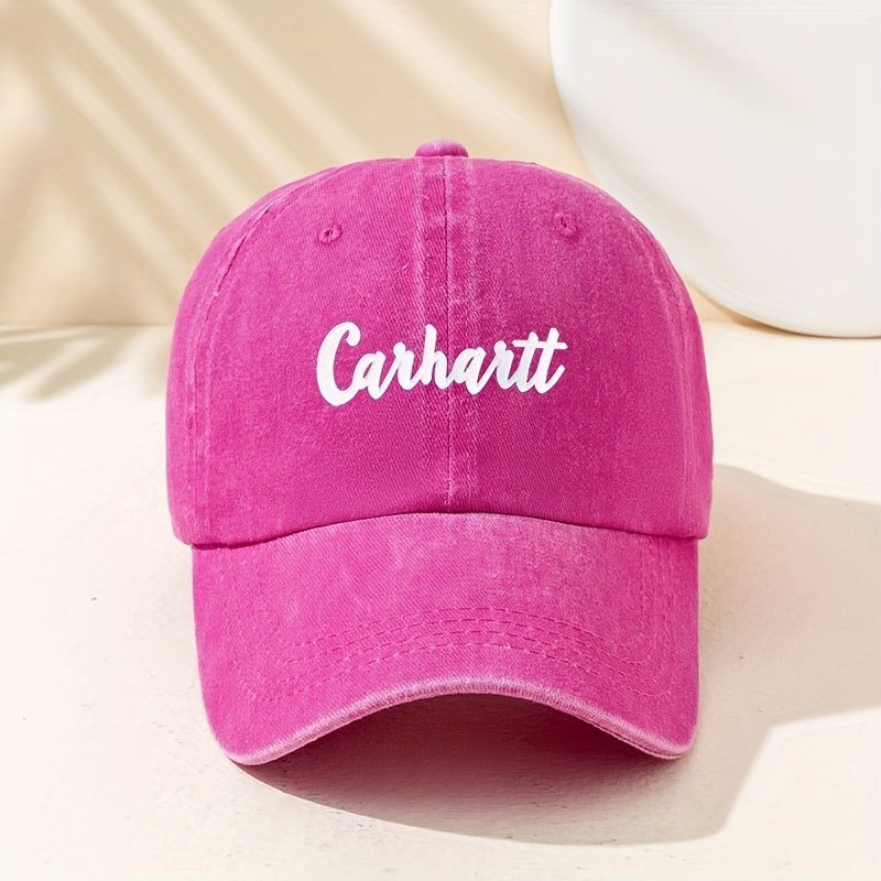 Candy Washed Distressed Baseball Cap Sun Hat