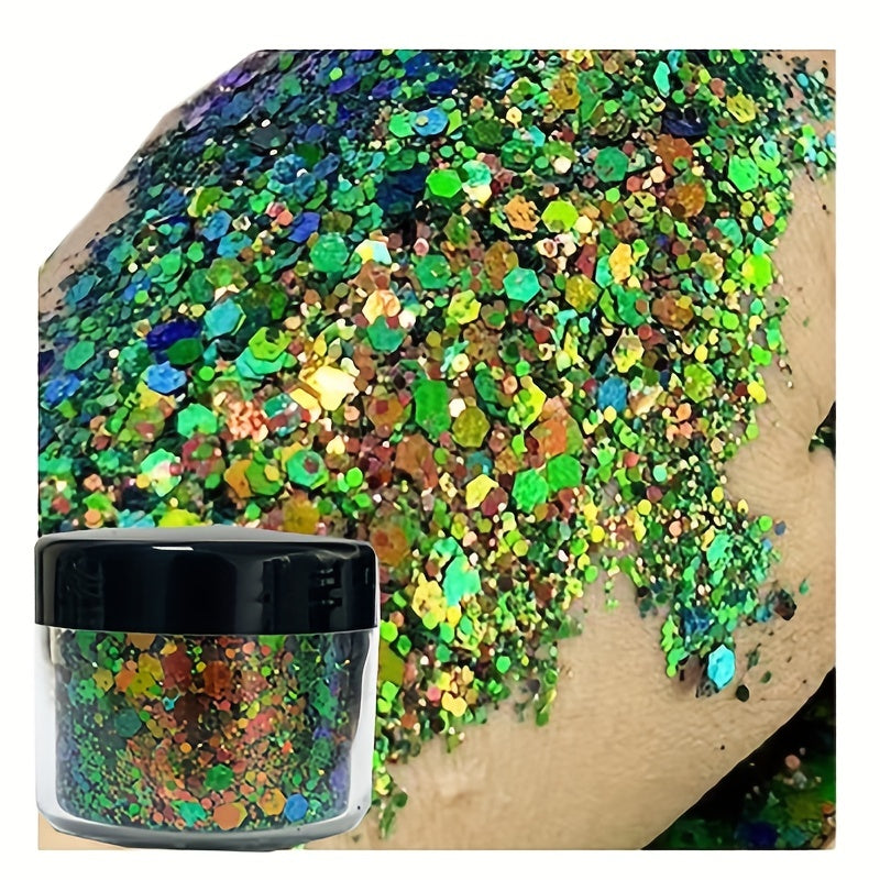 Chameleon Chunky Glitter Flakes Box - Nail Art Makeup Supplies