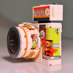 Vintage Camera Building Blocks & Retro Photography Set