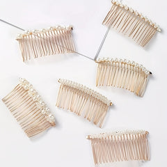 Pearl Hair Comb Bridal Braiding Head Jewelry Hair Accessories