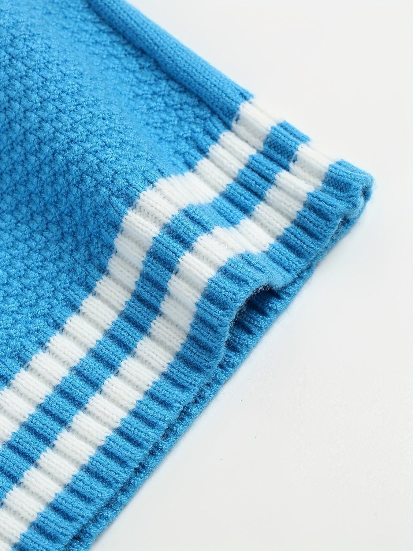 Toddler's Striped V Neck Sweater Baby's Stylish Sleeveless Vest