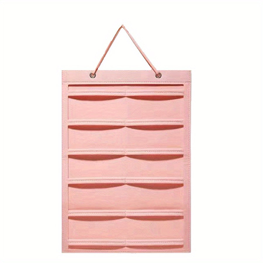 Felt Wall Hanging Glasses Organizer 12 Slots Foldable