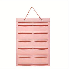 Felt Wall Hanging Glasses Organizer 12 Slots Foldable