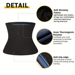 Sauna Sweat Waist Trimmer Waist Trainer Belt For Women Tummy Control