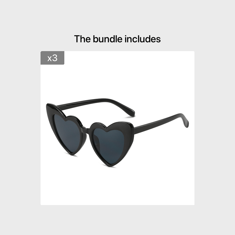 Heart Shaped Sunglasses Vintage Cat Eye Style Kurt Cobain Glasses