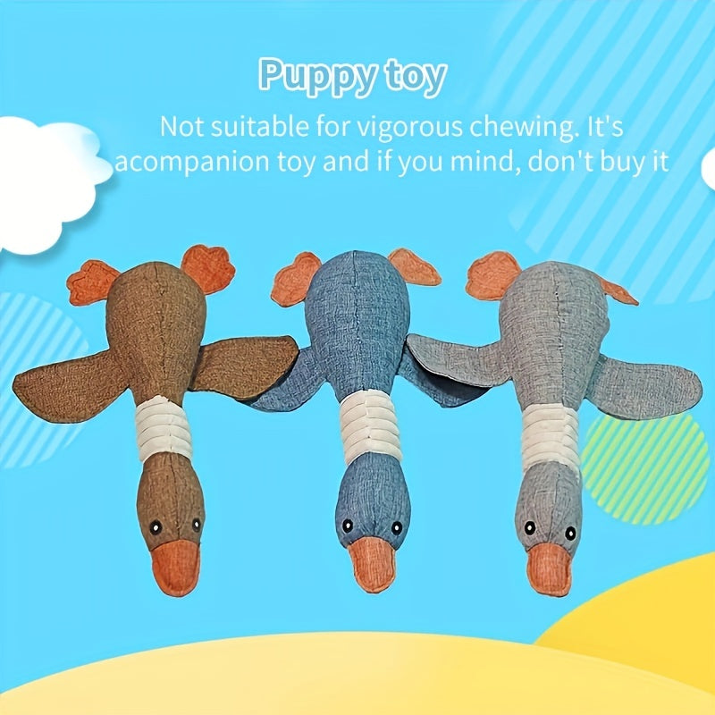 Plush Squeaky Pet Chew Toy for Dogs & Cats