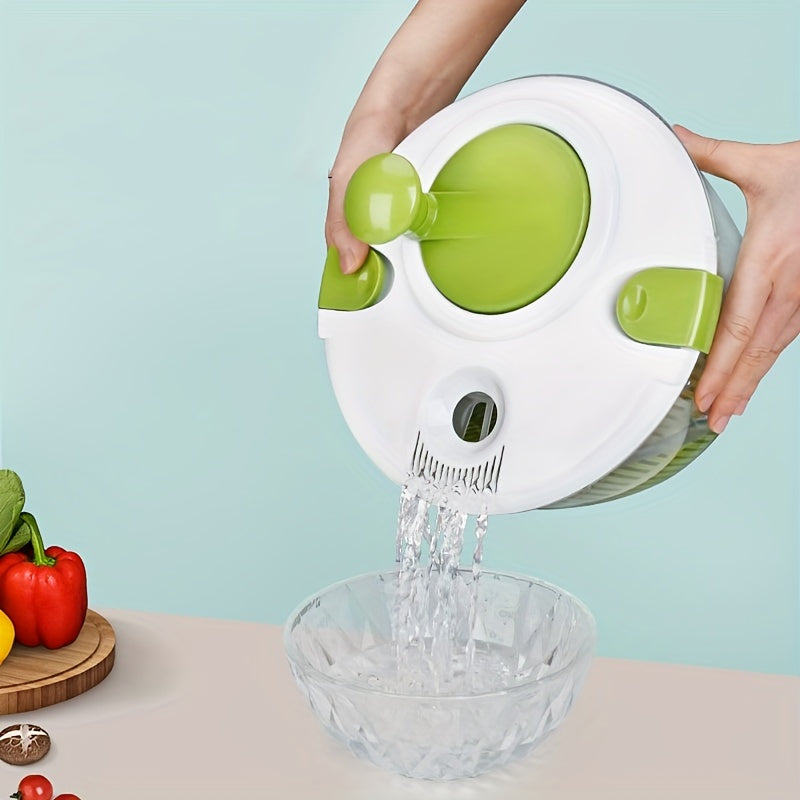 Kitchen Salad Vegetable Rotating Drain Basket Water Filter Spin Dryer